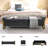 Lunara 67'' W Modern Upholstered Flip Top Storage Bench with Button-Tufted and Metal Foots-714366746