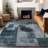 Amara Teal Washable Indoor-Outdoor Rug - -337738480
