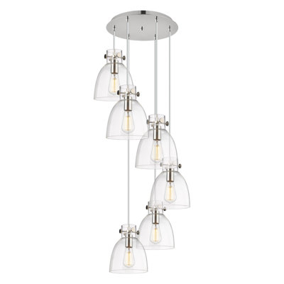 Luminaire suspendu 6 lumières Amrith