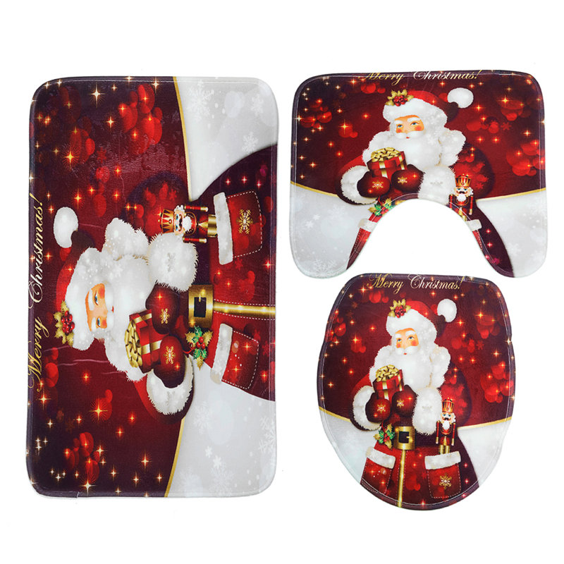Ensemble de 3 tapis de bain carnaval