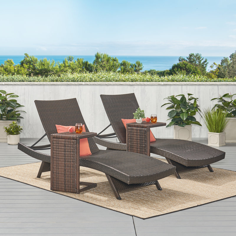 Choi 2 - Person Patio Conversation Set with Cushions