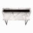 Computer Desk, Home Office, Laptop, Storage Shelves, 48"L, Work, Stone Look Laminate Metal, Contemporary, Modern-1426113634