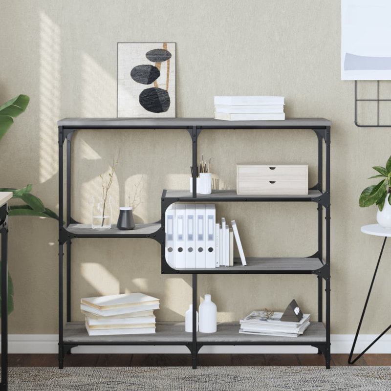 Console Table, 95cm H x 103cm W x 32cm D, Grey Sonoma
