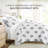 Quilt Set - Lightweight - All Season Quilted Coverlet -Stamped Bloom Dusk Blue-105628154