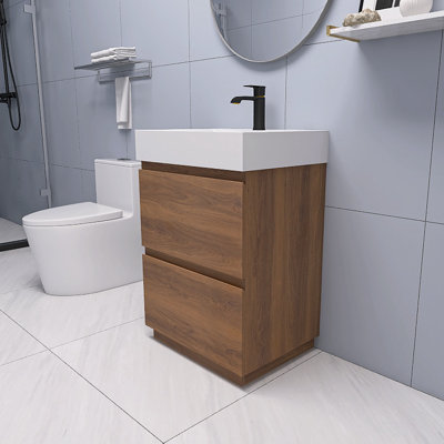 Meuble-lavabo simple avec plateau Natoma 24
