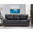 Rimouski Faux Leather Sofa-1403121874