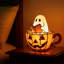 Ghost Reading Book Lamp Cute Ghost Reading Neon Sign