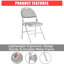 Stackable Folding Chair Folding Chair Set-360205576