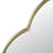 Decorative Wall Mirror with Notched Edges