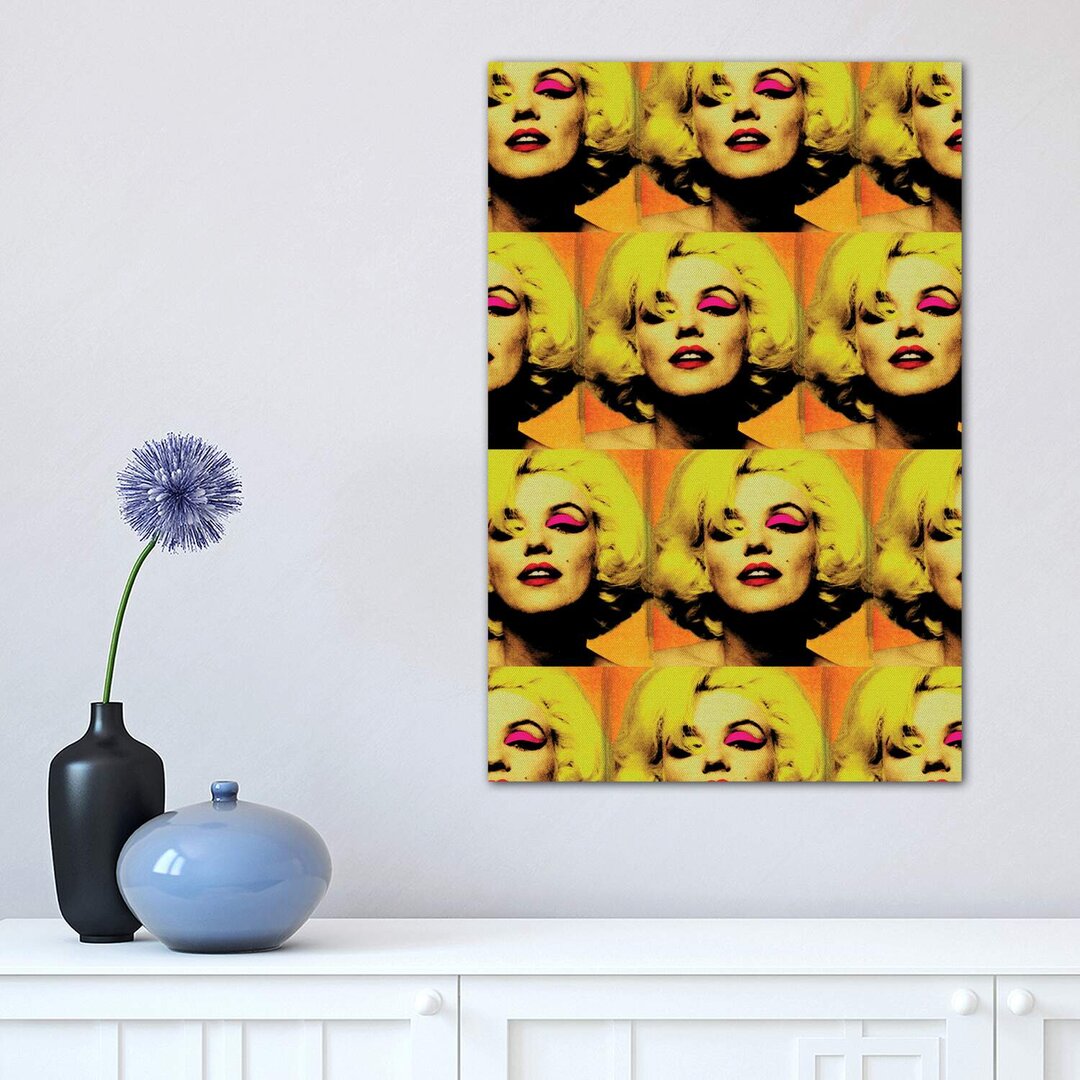 Leinwandbild Pop Art Monroe von Ana Paula Hoppe