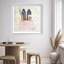 Oliver Gal Blush Walk Revisited Fashion - Diamond Dust Shadowbox Framed Wall Art-1392362194-1392362218