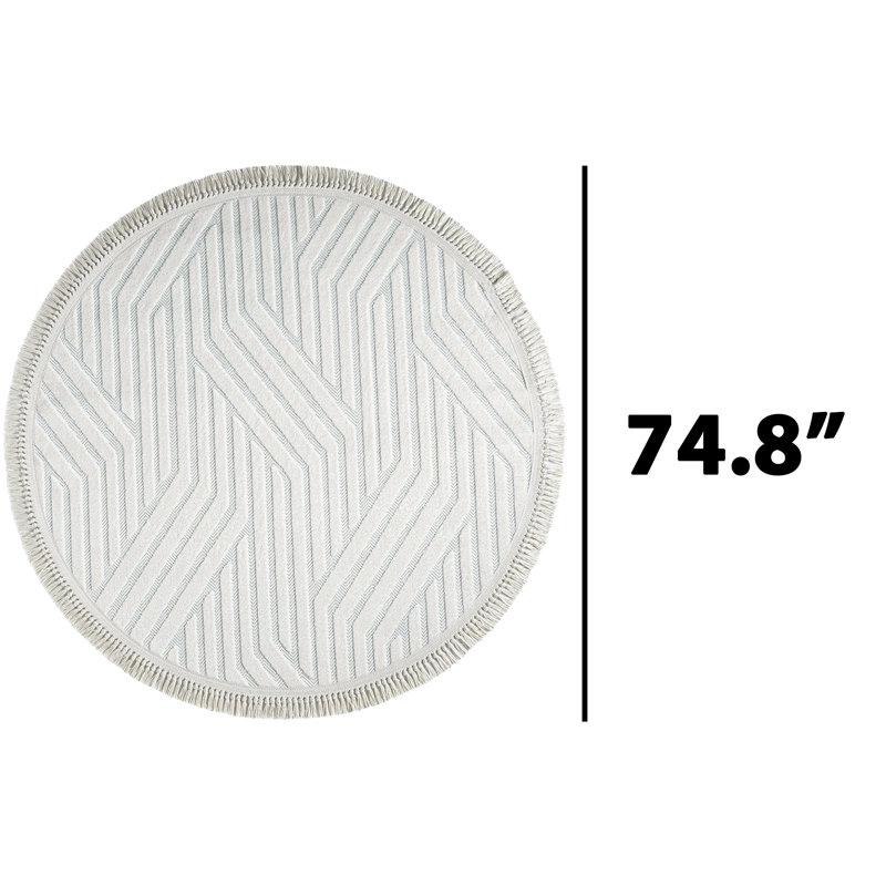 Tapis rond Kenethia