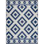 Tapis bleu marine intérieur / extérieur Kimmons Southwestern-1003902712