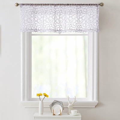 Ketaki Abstract Tailored Window Valance