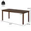 Table de salle à manger d'extérieur 68,9 po l 68,9 po