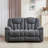 Quiteris 63.8" W Microfiber Manual Reclining Loveseat-792216135