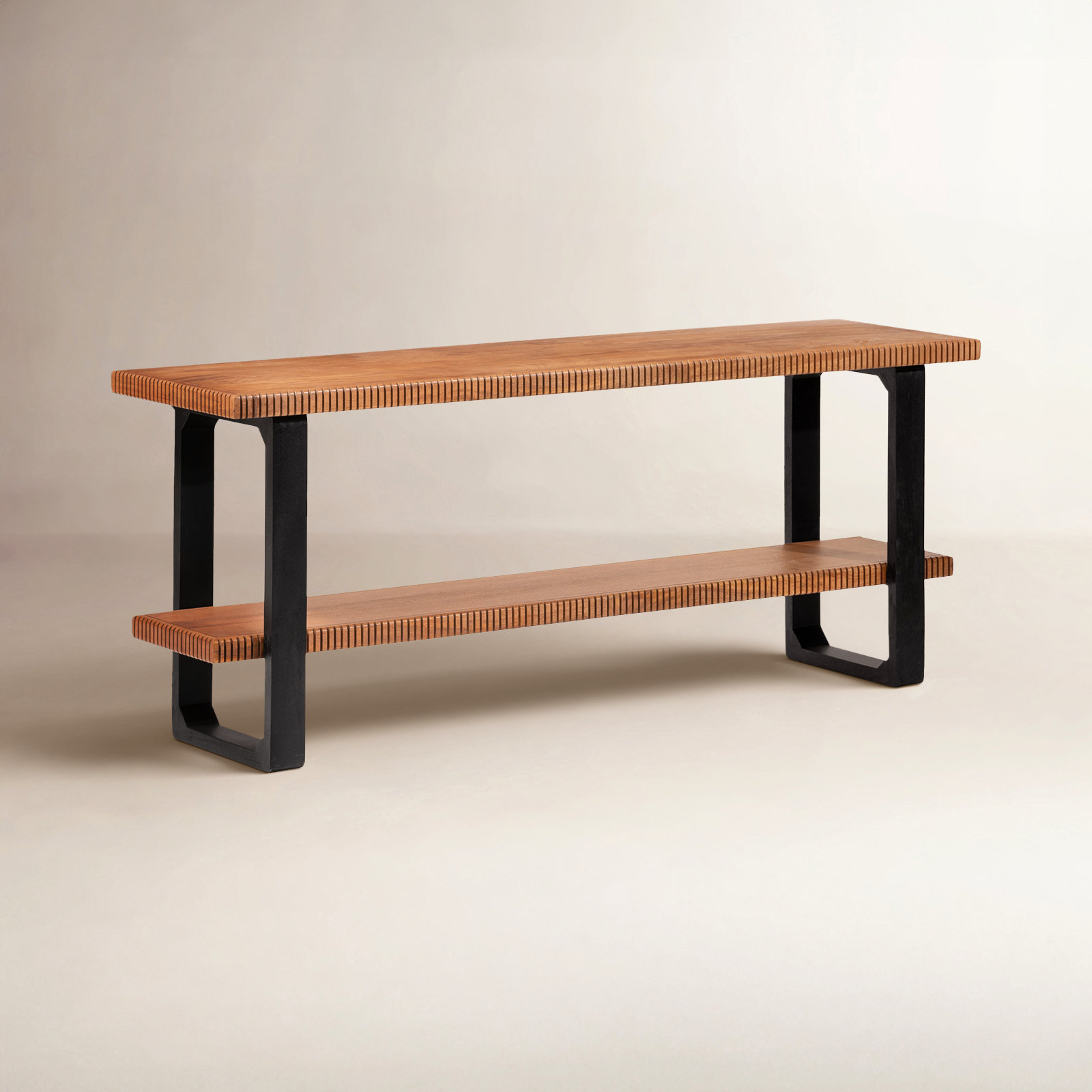 Urbana 56" Mango TV Stand, Mid Tone Honey