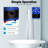 110V Electric Tankless Water Heater Wall Mounted Instantaneous Water Heater with Touch Screen 0.02-0.6 MPa Working Pressure