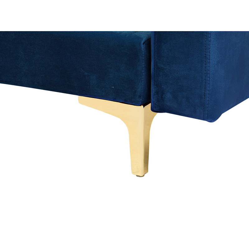 Prentice 4 Seater Sofa Bed, Left Hand Facing, Blue