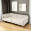 3 Seater Fabric Sofa Bed-375793660