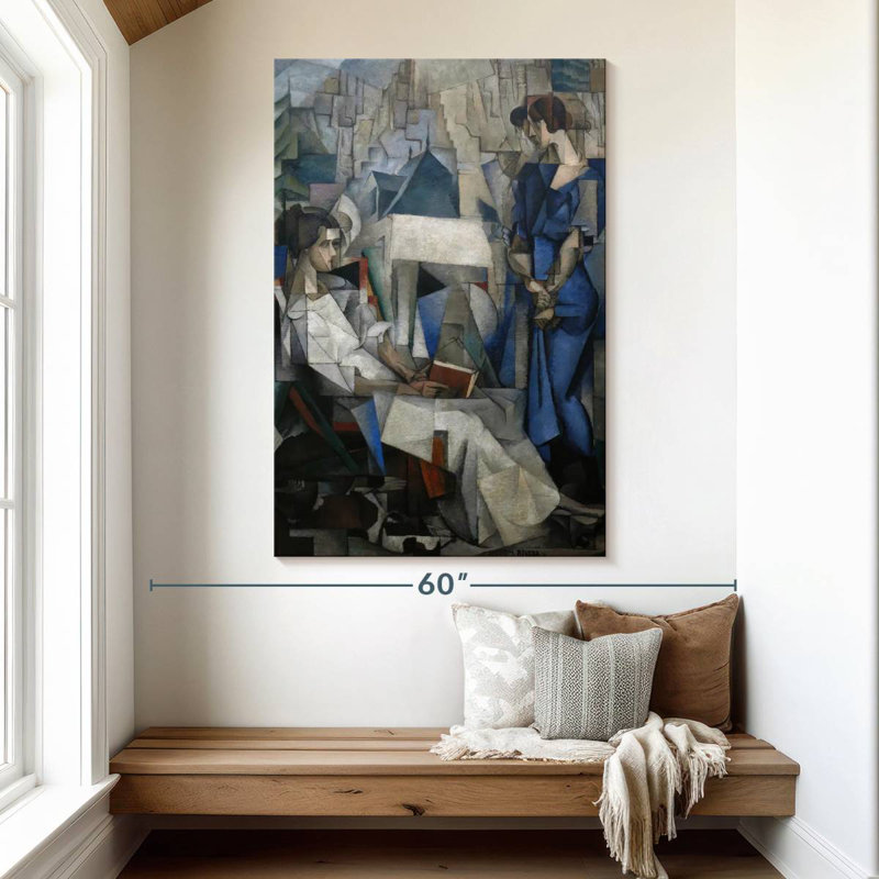 Portrait de deux femmes Avery, H 51 po x l 34 po