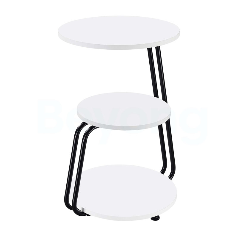 Table d'appoint ronde à 3 niveaux Dixon