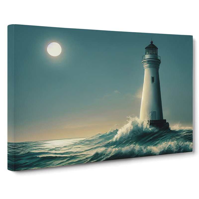 Epic Lighthouse - Wrapped Canvas
