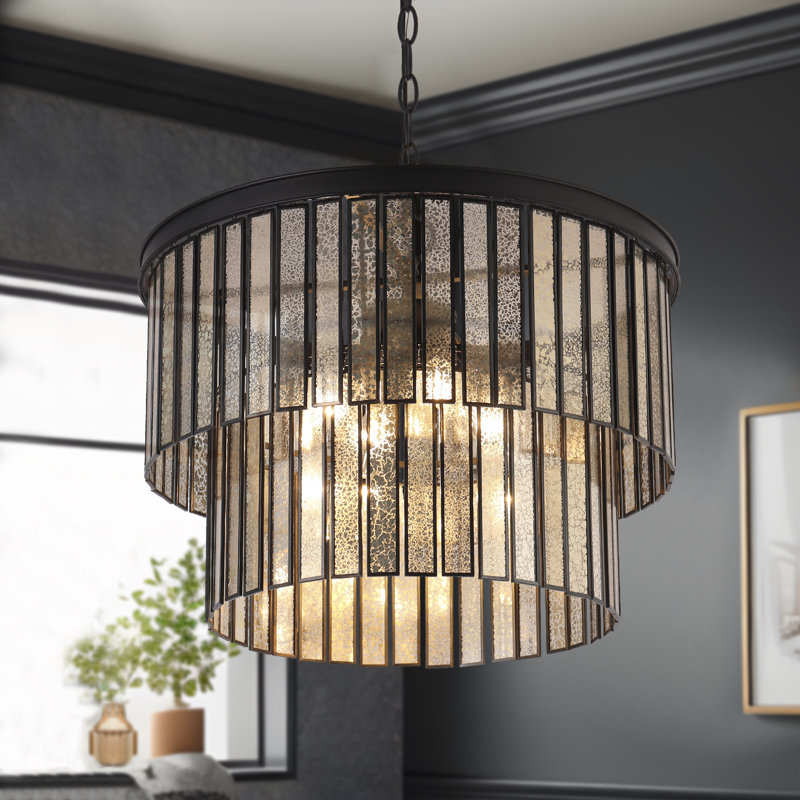Shoshoni 18" W 4-Light Drum Chandelier 