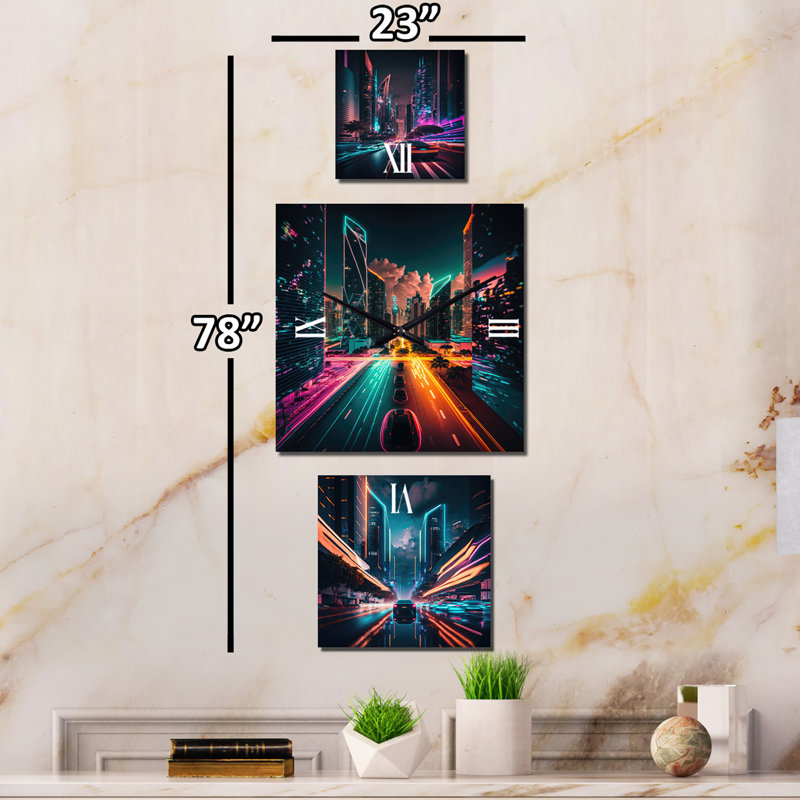 Shayleigh Metal Wall Clock