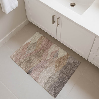 Tapis abstrait lavable à la machine de qualité supérieure Mayfield AMF2378