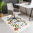 Office Chair Mat For Hardwood/Tile Floor Carpet, 36"X48" Computer Desk For Rolling Chairs Protector Gaming Non Slip Under TPR Backing Rug(Colourful Spring Flowers)