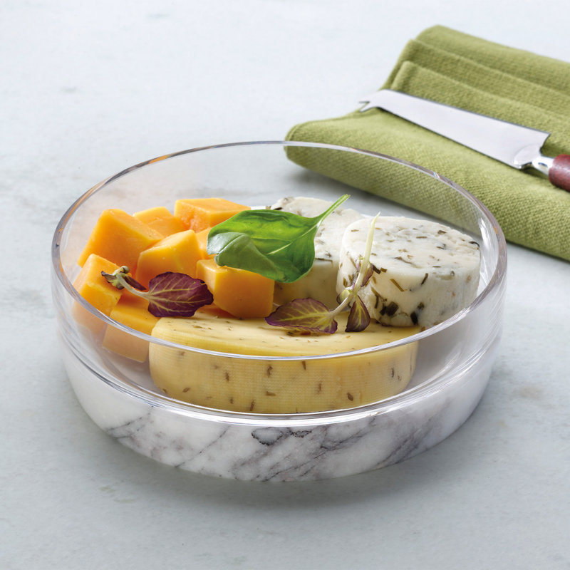 Chill Dessert Bowl With Marble Base 5.75 oz