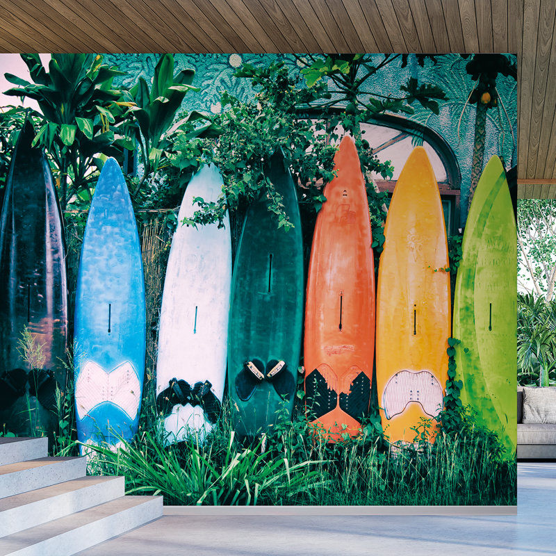 Surf Shack Vibes Wall Mural