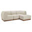 Chaise sans accoudoirs Rosabel Christy - beige
