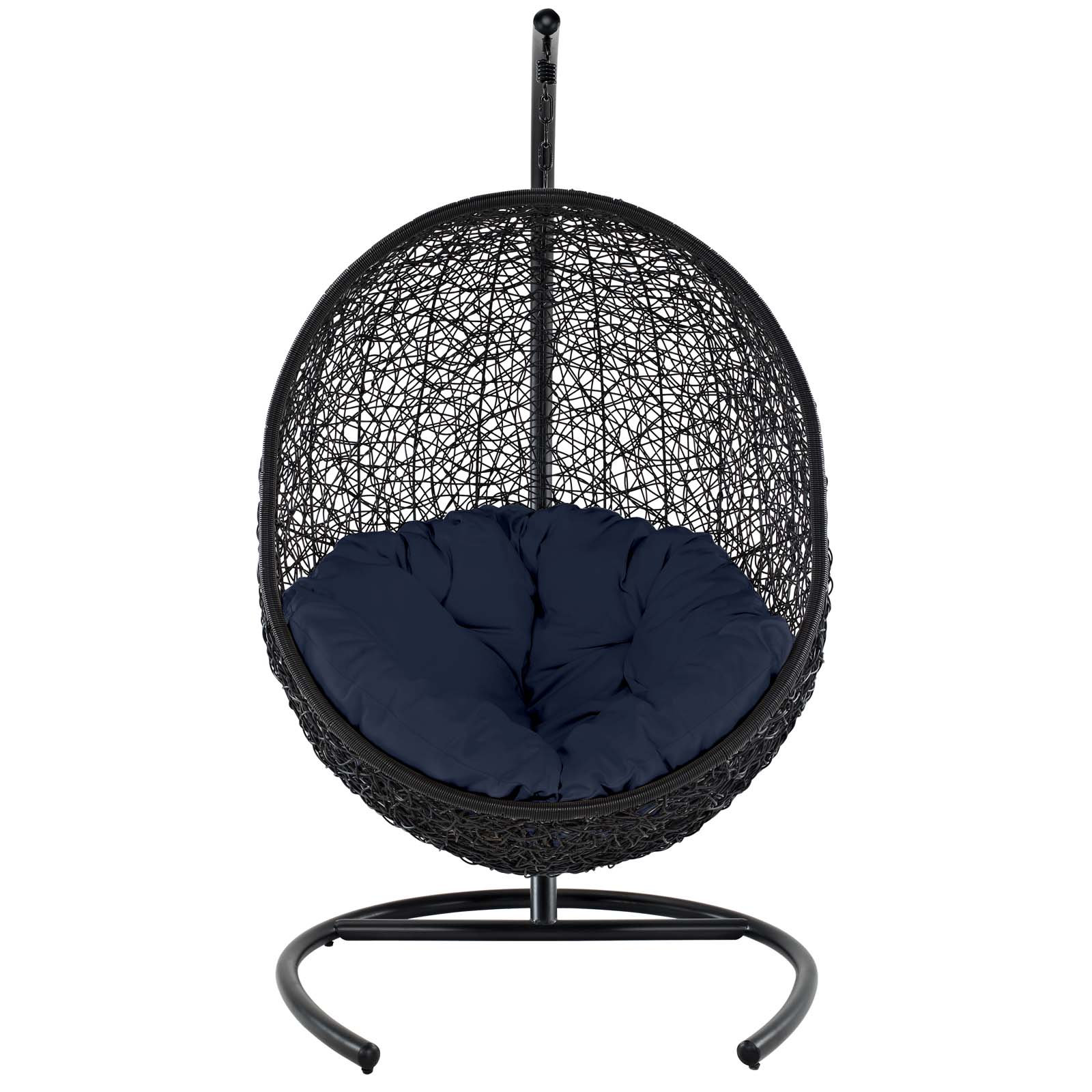 Modway Encase Swing Chair, Navy