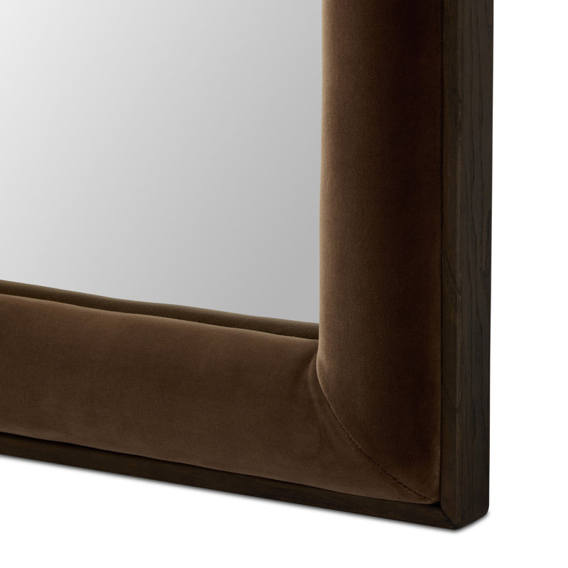 Velaz Rectangle Floor Mirror, Surrey Mink