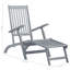 Abello 167cm Long Reclining Acacia Single Chaise