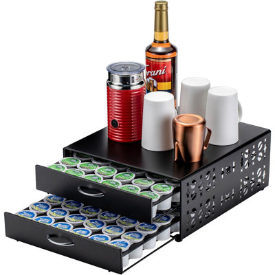 Porte-dosette K Cup Organiser à 2 niveaux pour porte-dosette Keurig