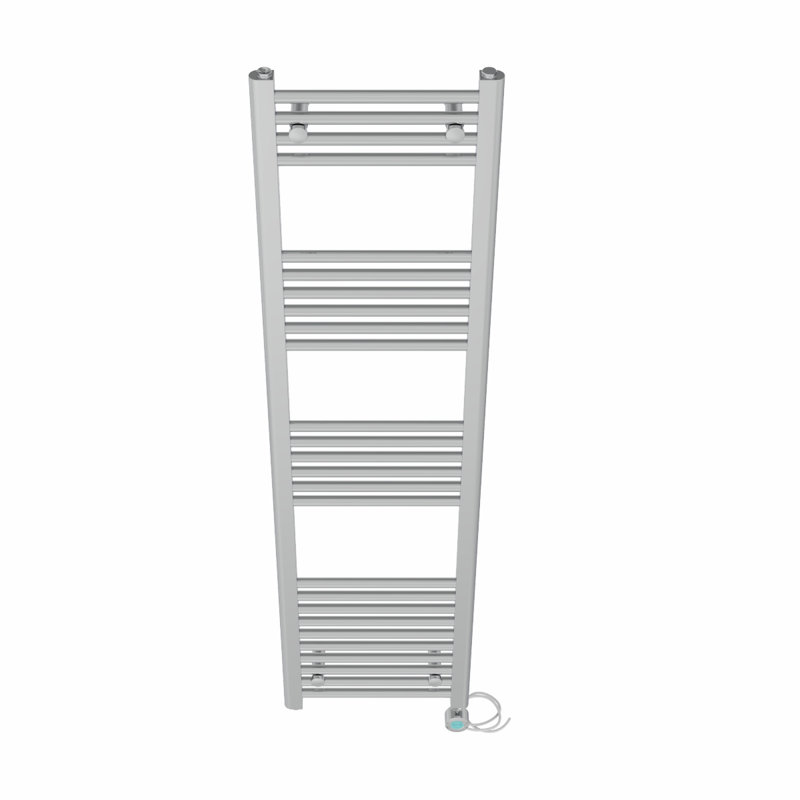 Fabiola Straight Towel Rail Heated Towel Rails, 160cm H x 40cm W x 3cm D, Chrome
