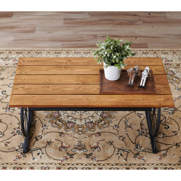 Union Rustic Amesbury Mango Solid Wood Trestle Dining Table | Wayfair.co.uk