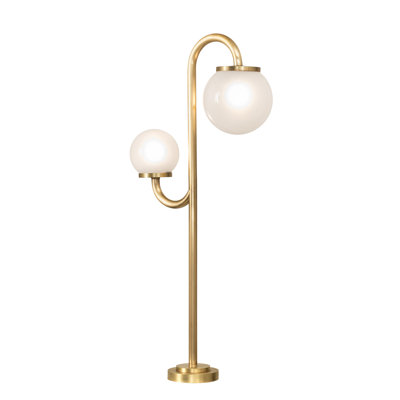 Lampe sur pied 2 lumières 40 "de haut Bola