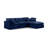 Itala Velvet L-Shaped Sectional Reversible-94482372