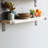 Handmade Decorative Wooden Wall Shelf, 23.6 x 6.3 x 5.5 inches | 100% Spruce Wood with Sturdy Metal Base | Rustic Solid Color Design, Perfect for Home Decor & Storage | Supports Up to 5.3 lbs, Easy Wall Mounting-2126949805