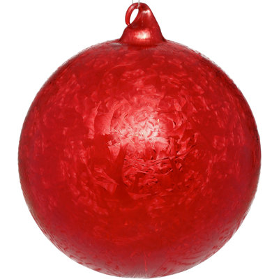 Frosted Ball Ornament Set