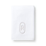 Monogram Embroidered Fingertip Towel