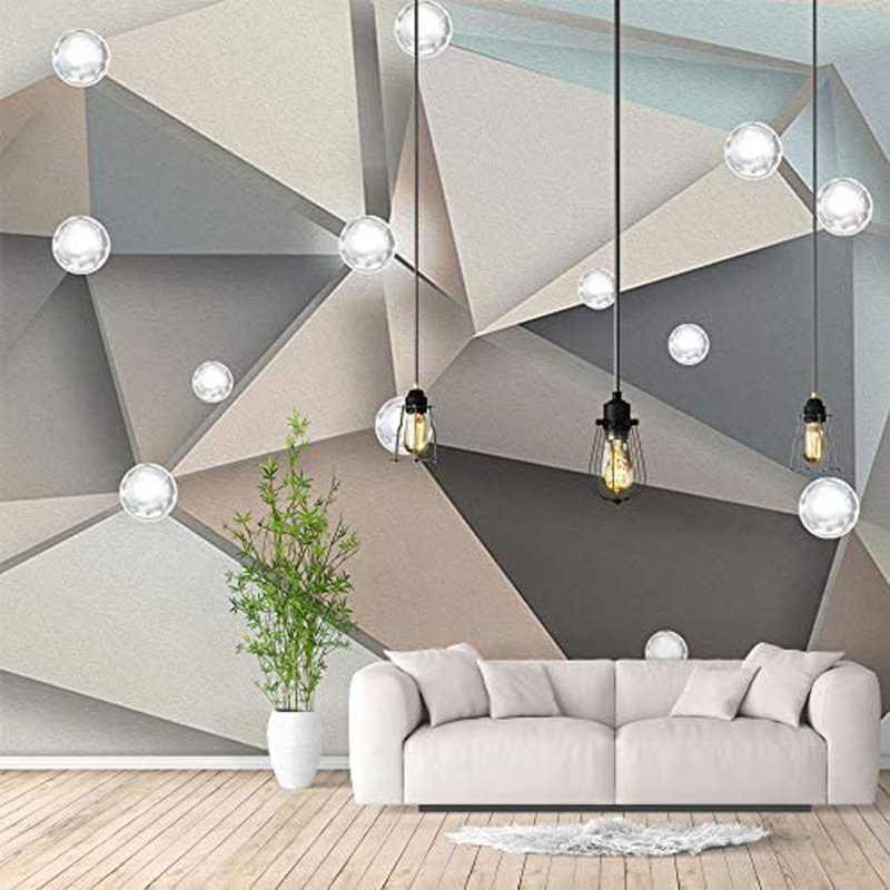Peel & Stick Geometric Border, 66" L x 96" W