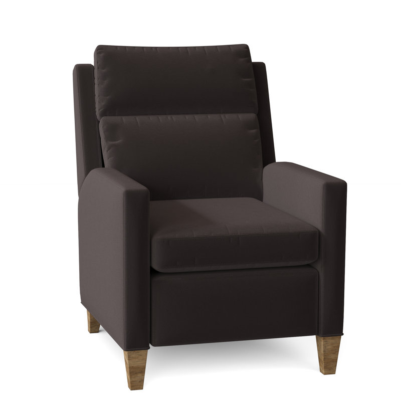 Pinehurst 31" Wide Genuine Leather Standard Recliner, Manual, Espresso, 1183 Dove