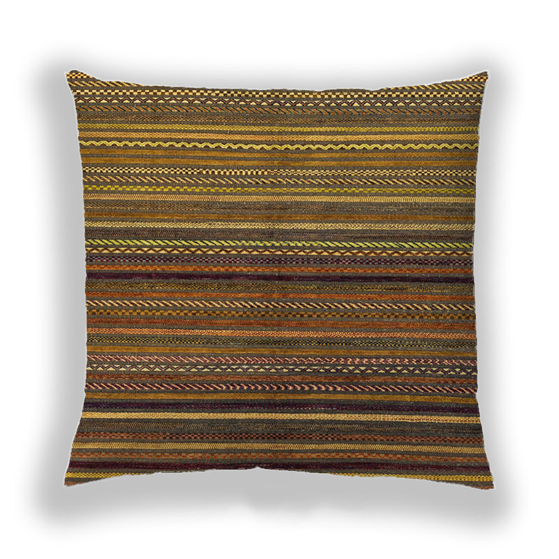 Alans Abstract Reversible Throw Pillow, Microsuede