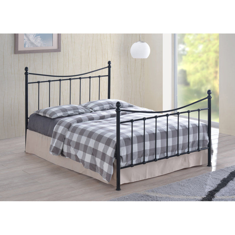 Solid Wood Bed, Kingsize (5'), Black