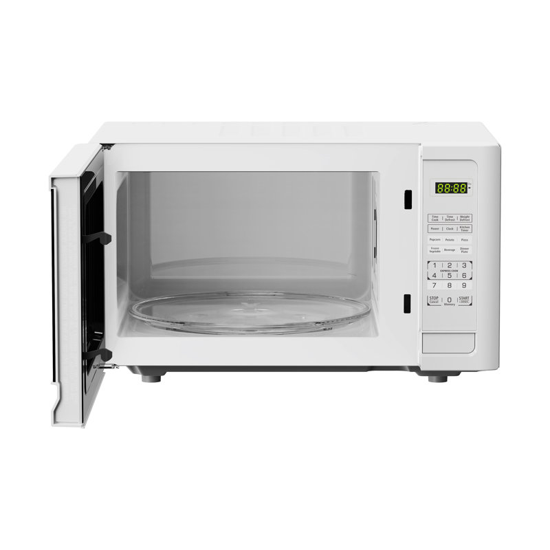 Black+Decker 1.1-Cu. Ft. Microwave, White, White
